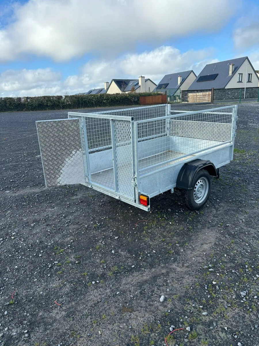 New 7x4 galvanised trailer - Image 3