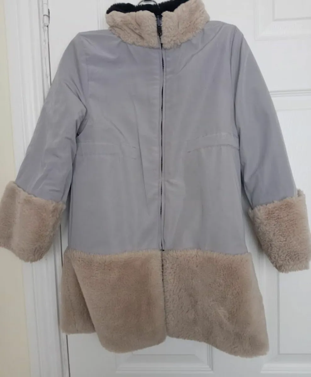 Reversible Faux Fur & Padded Jacket - Image 1