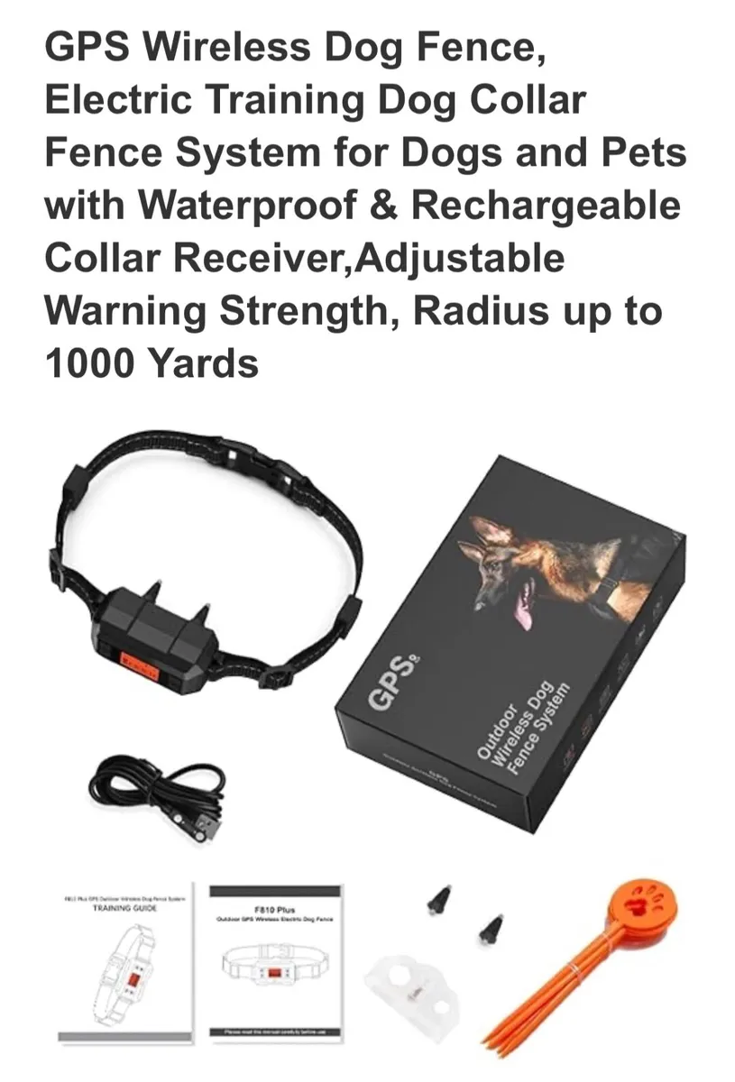 outdoor wireless dog fence sustem - Image 1