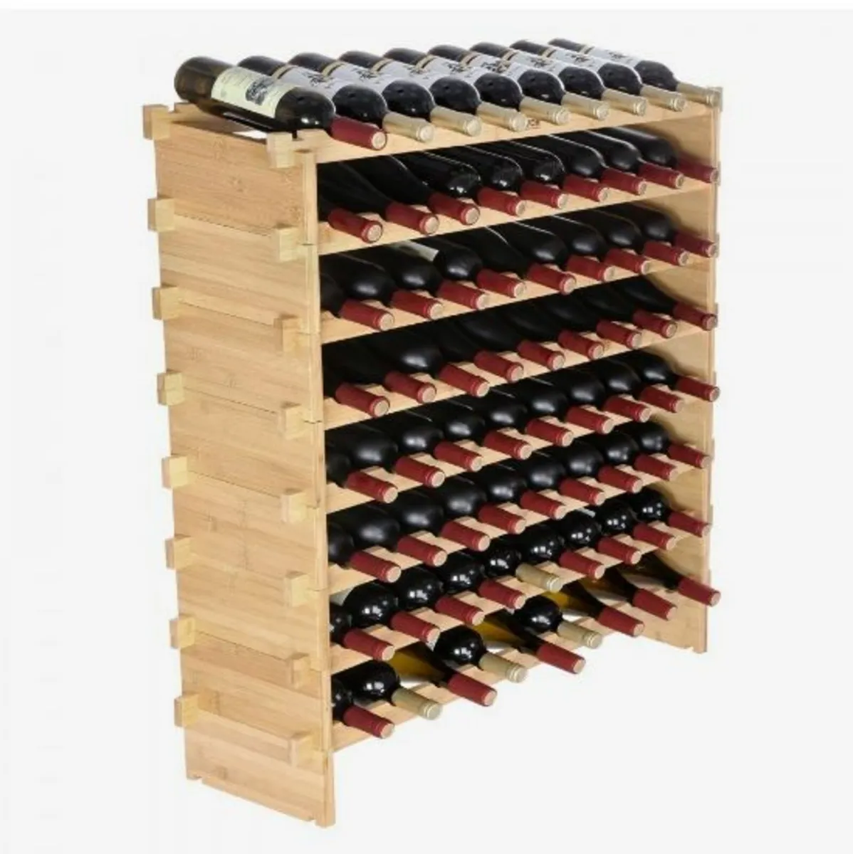 72 Bottle Stackable Modular Wine Rack - Image 2