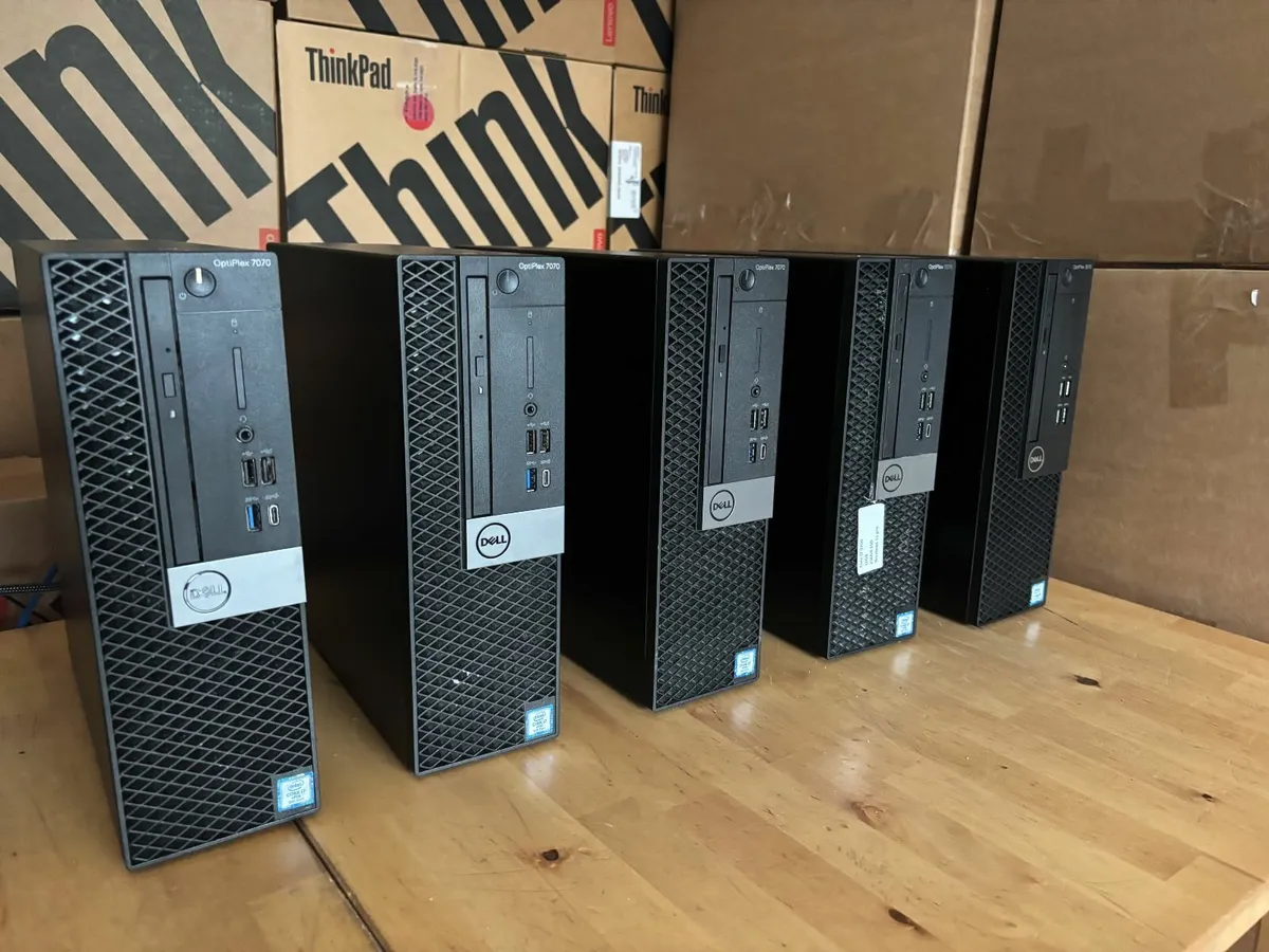 Dell Optiplex 7070 PC's-Octo Core i7-16Gb-Delivery - Image 2