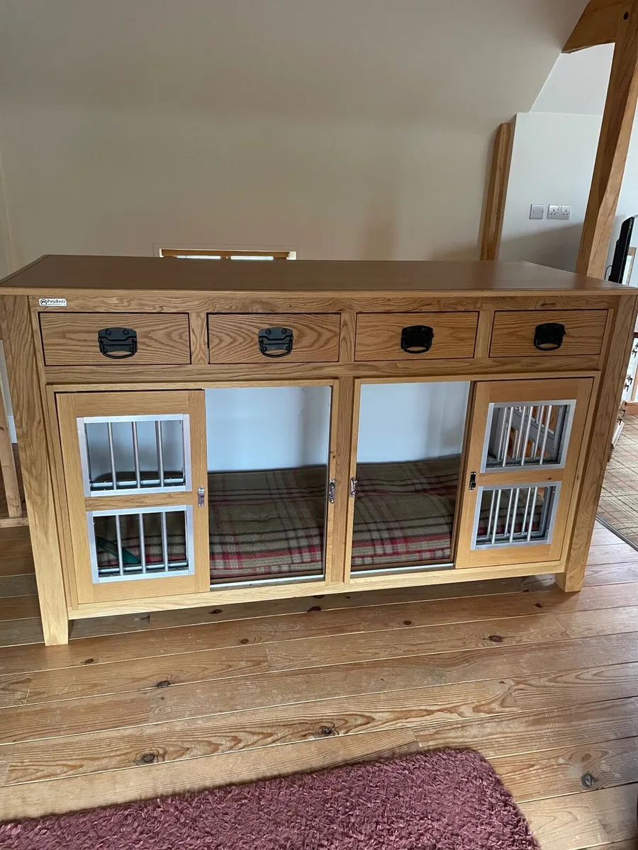 Dog Cage Oak Den XL - Image 1