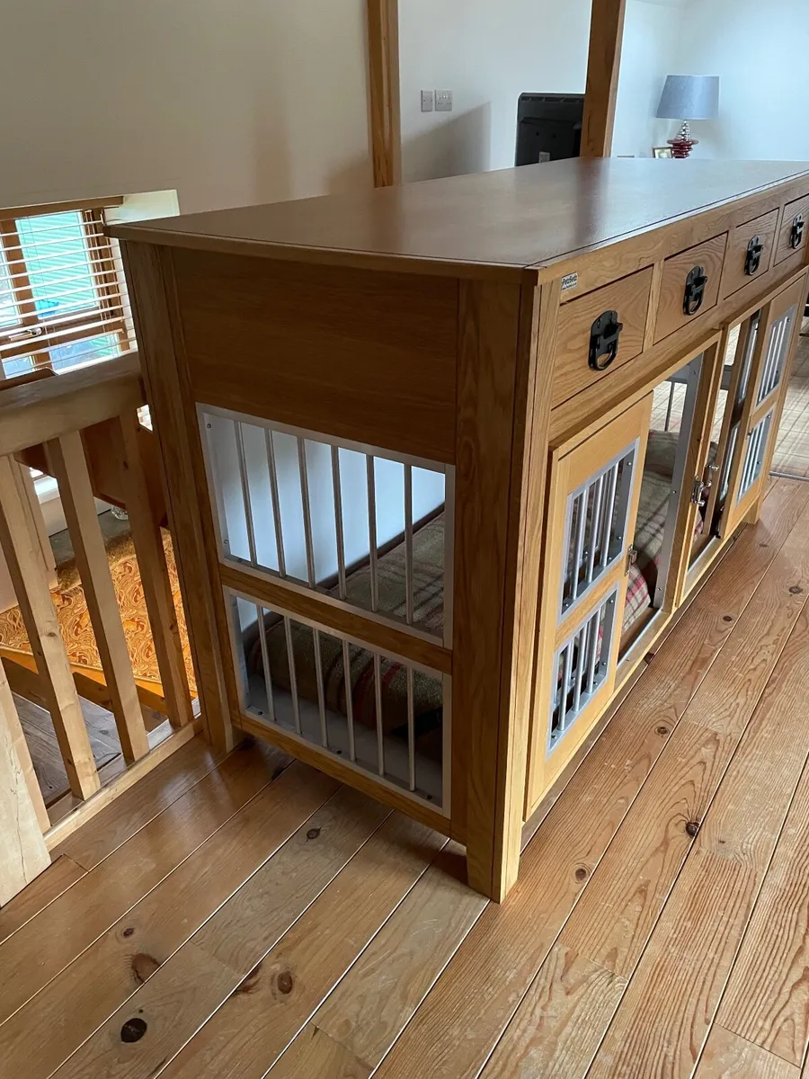 Dog Cage Oak Den XL - Image 2