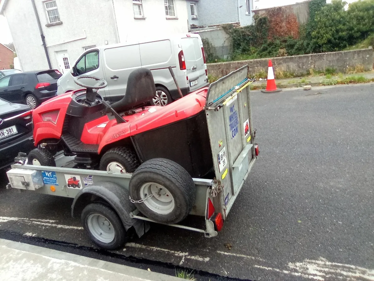 Ride on lawnmower + Car trailer - Image 3