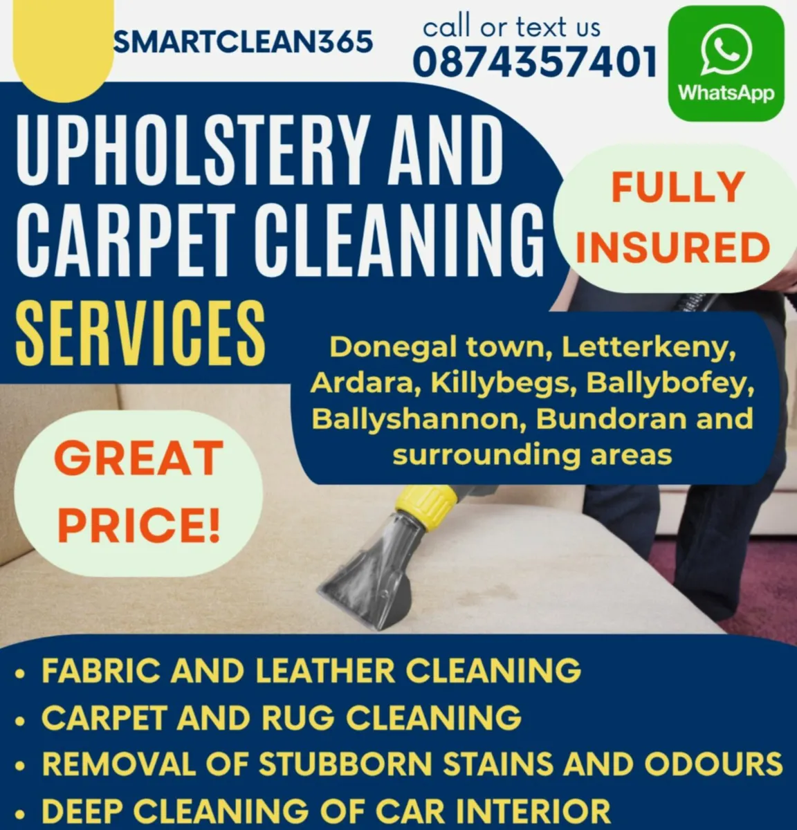 Professional Carpet & Upholstery Cleaning - Image 1