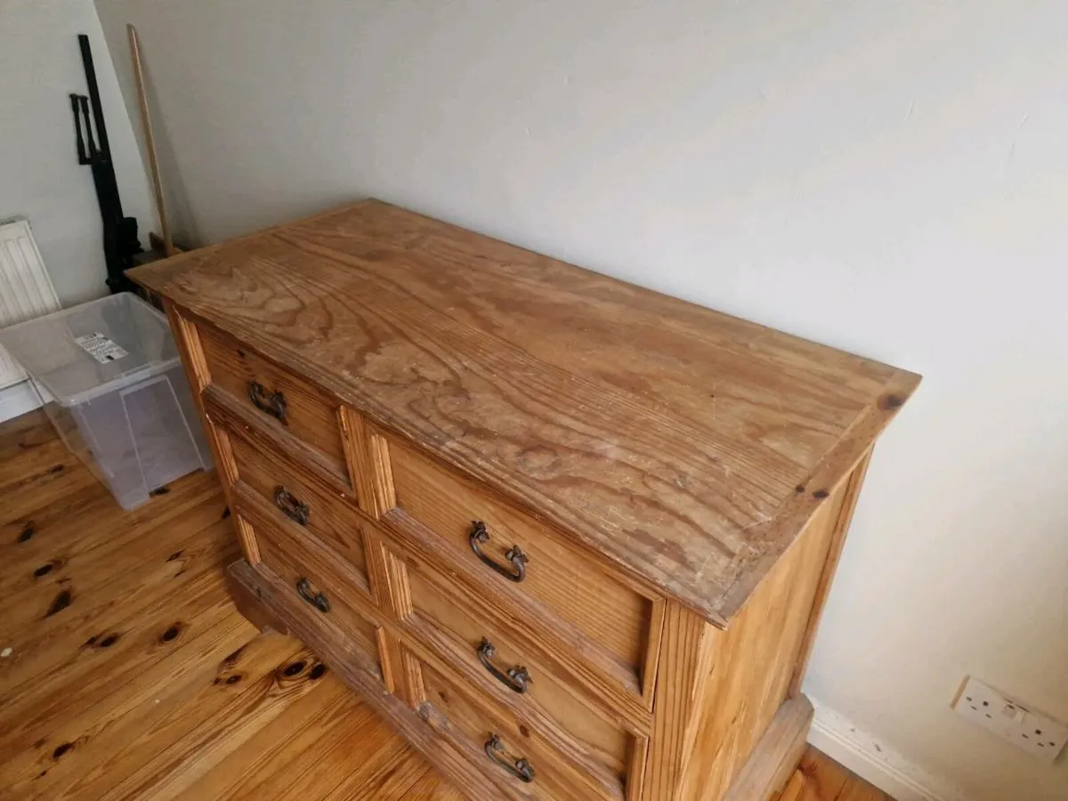 Solid Timber Chest of Drawers - Image 3