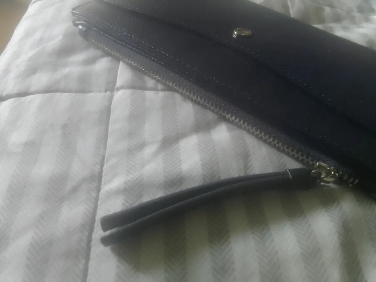PAUL COSTELLOE NAVY LEATHER PURSE NEW UNUSED - Image 4