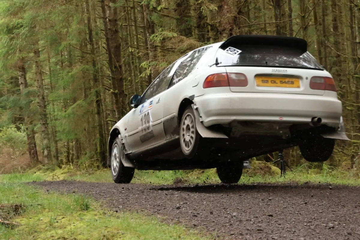 11f honda civic rally car - Image 1