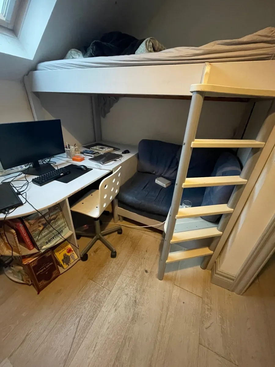 Flexa single bunk bed and pull out bed - Image 2