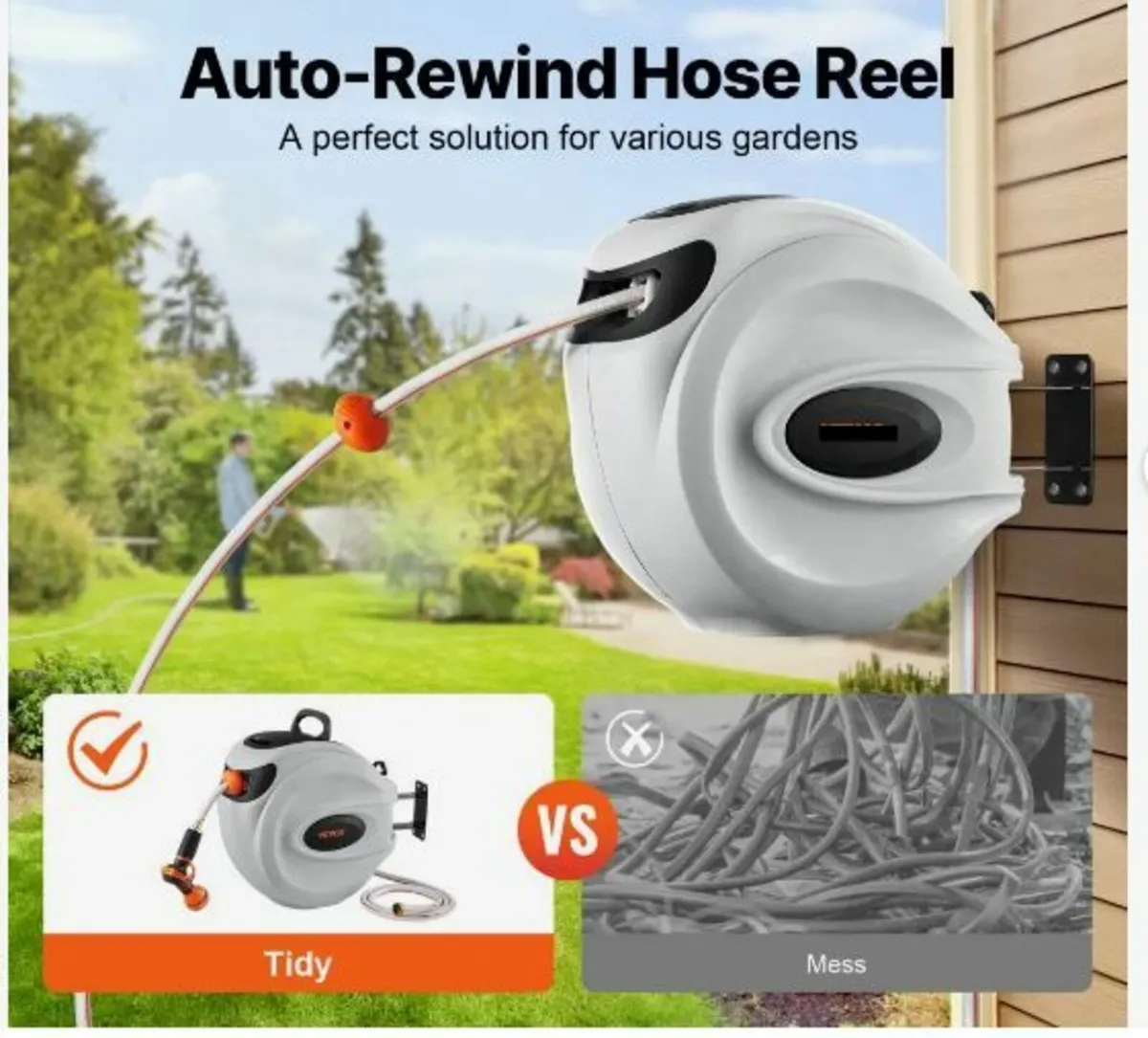 Retractable Garden Hose Reel - Image 2
