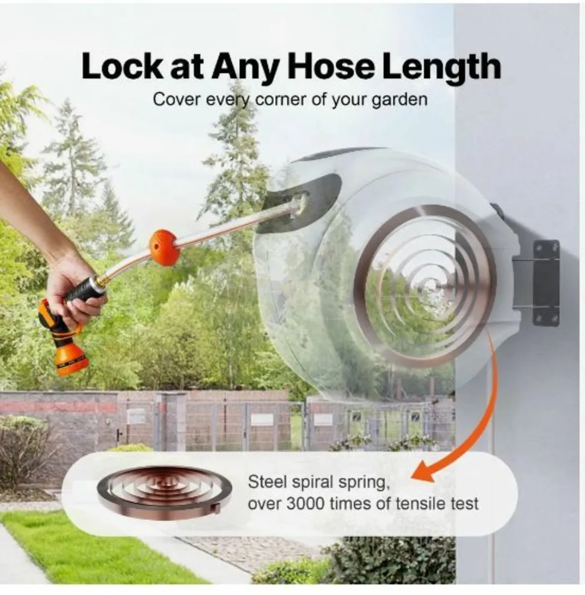 Retractable Garden Hose Reel - Image 4