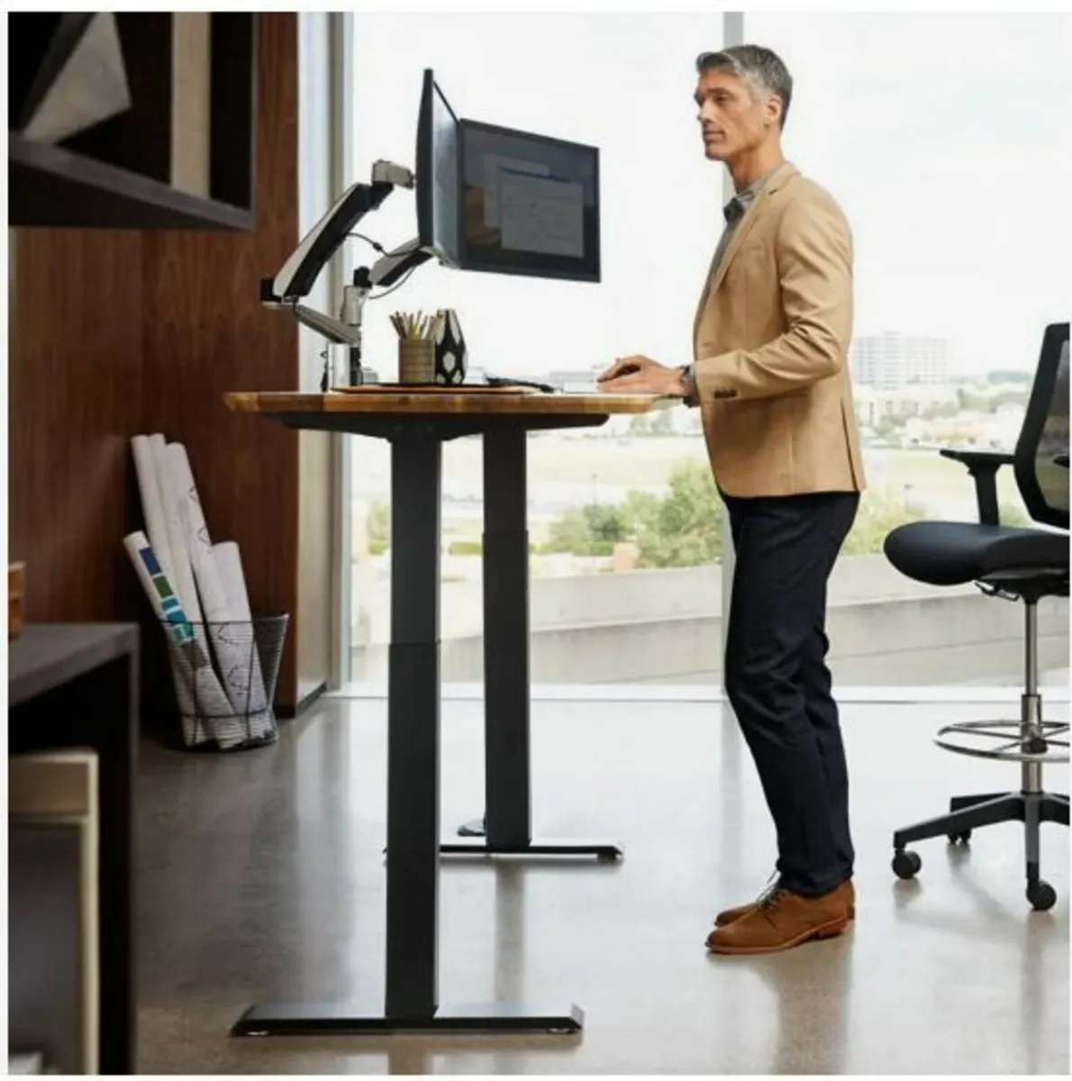 Electric Standing Desk Frame Adjustable - Image 4