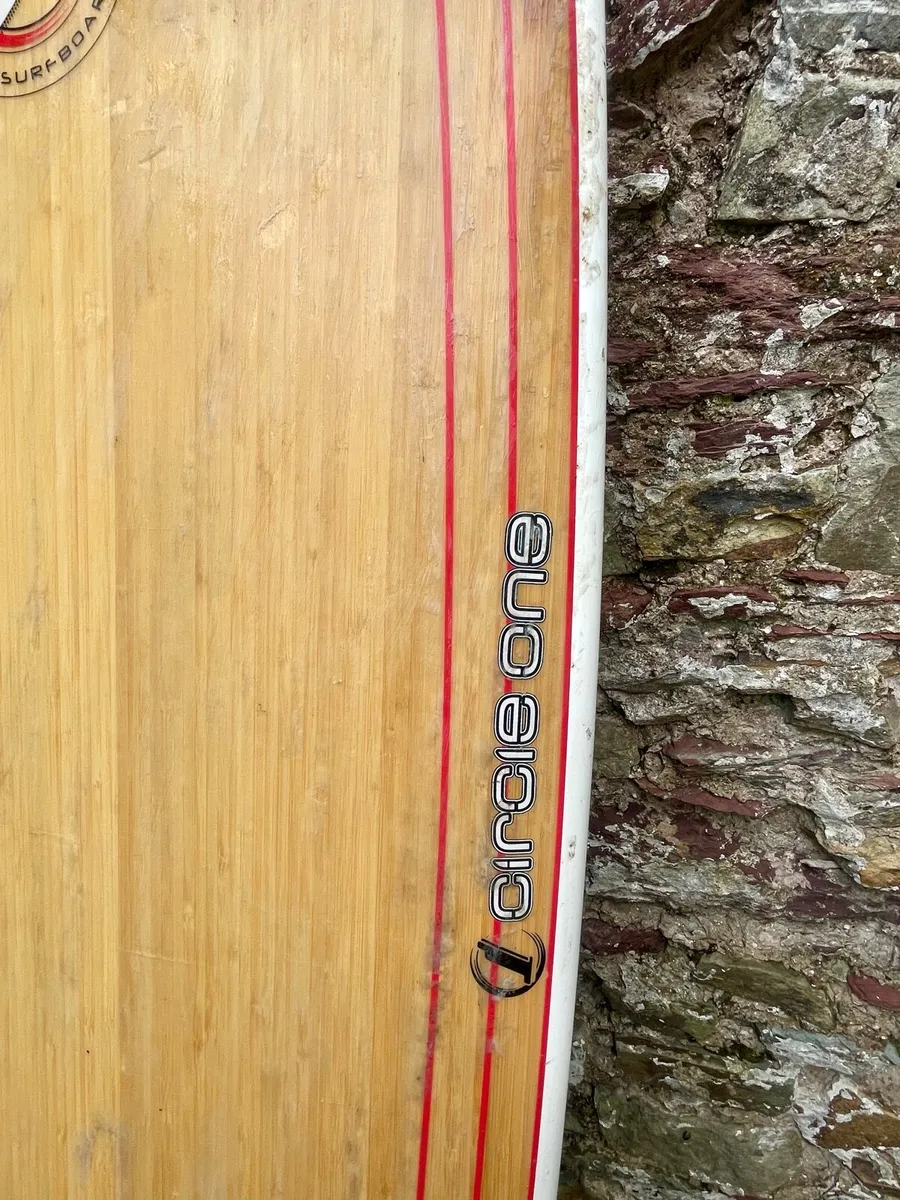 7,2 Circle One Bamboo surfboard - Image 2
