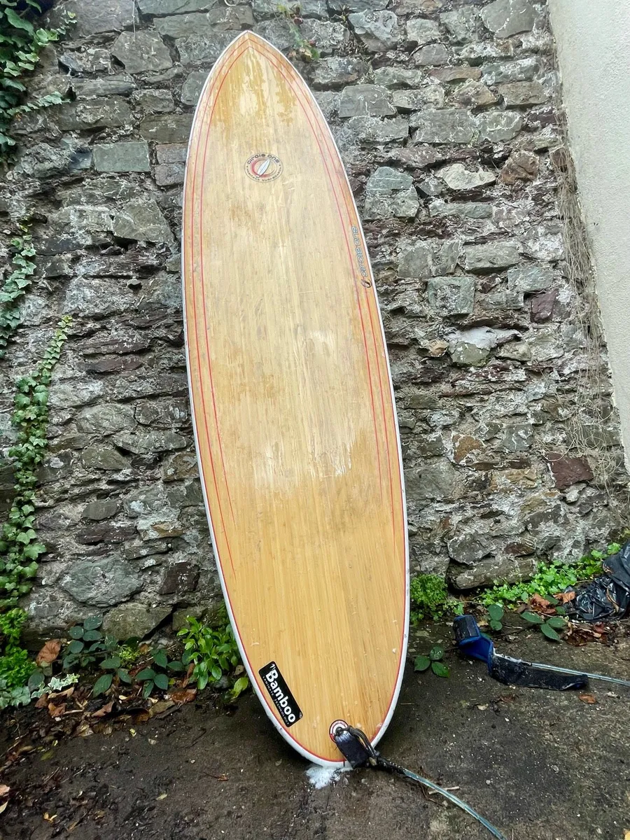 7,2 Circle One Bamboo surfboard - Image 4