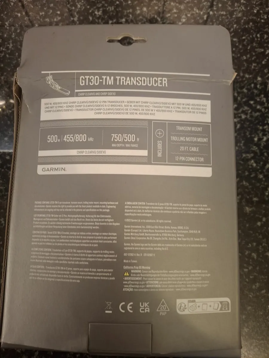 Garmin fish finder transducer - Image 3