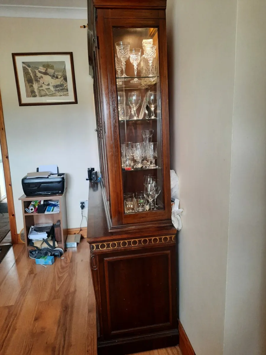 Dresser + table + chairs set (solid wood) - Image 3