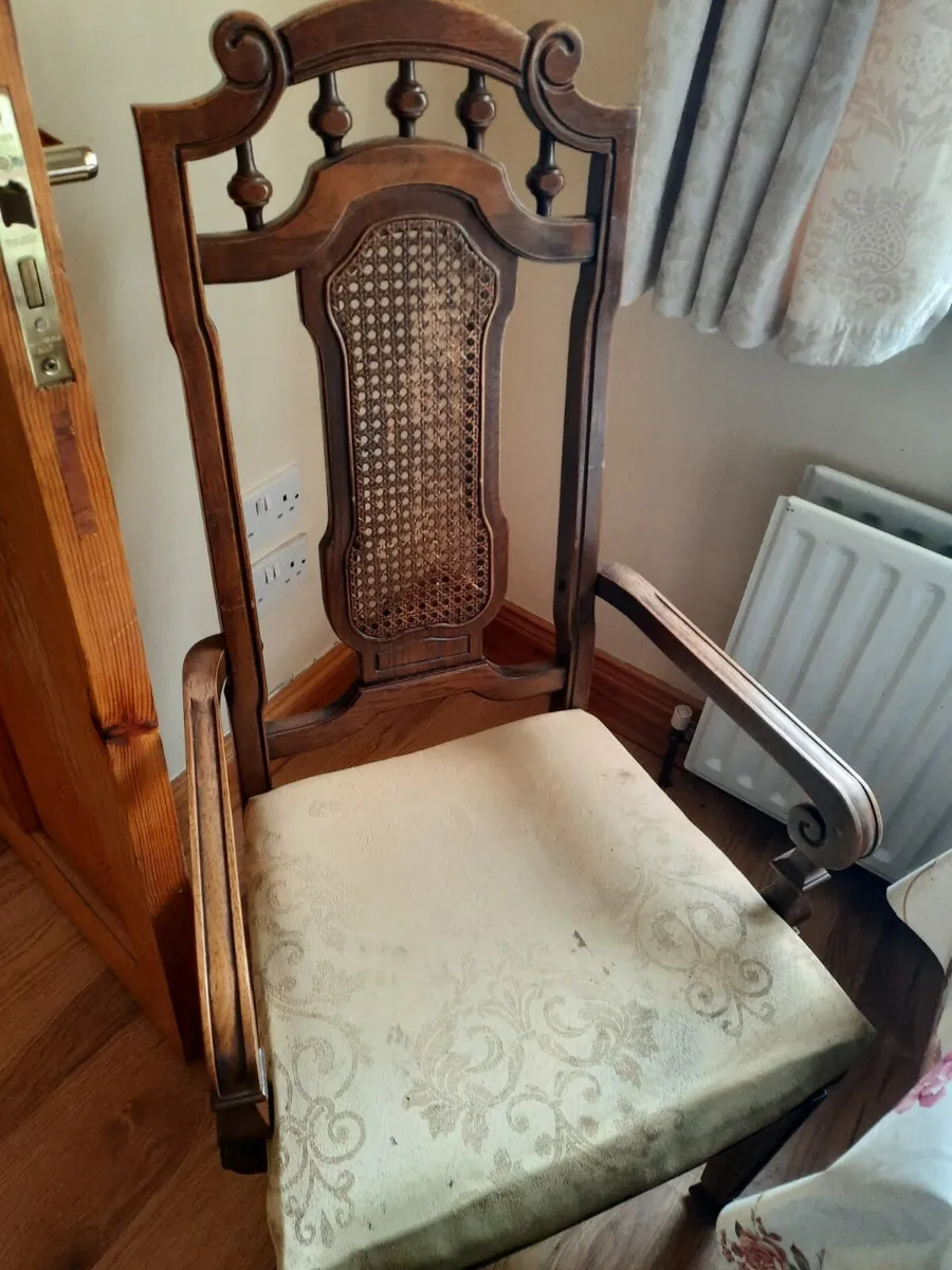 Dresser + table + chairs set (solid wood) - Image 4