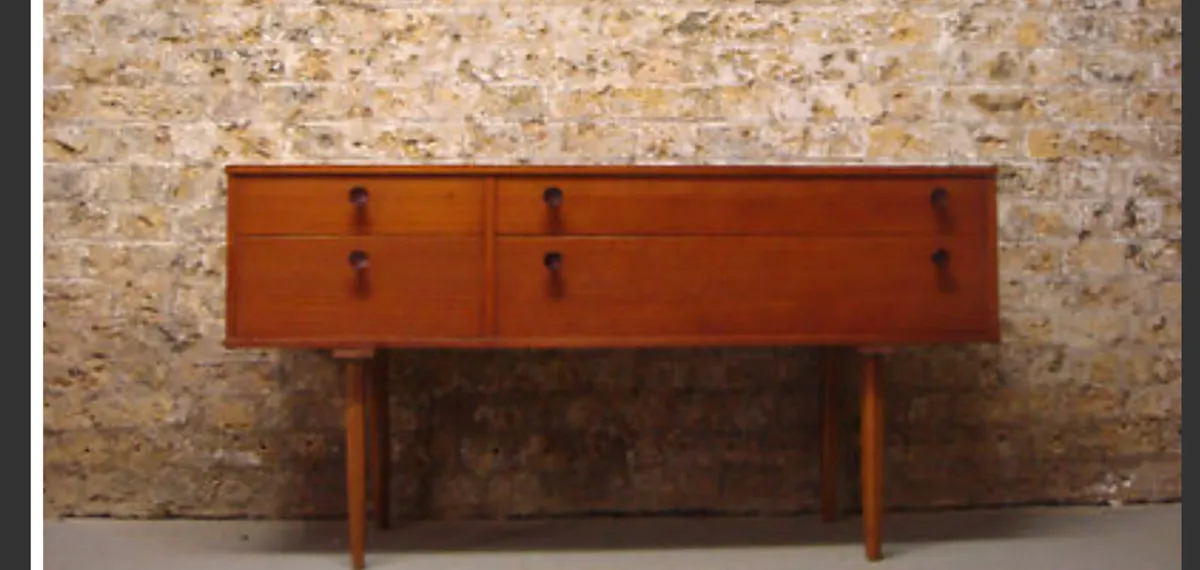 Mid century teak sideboard dresser retro vintage - Image 1