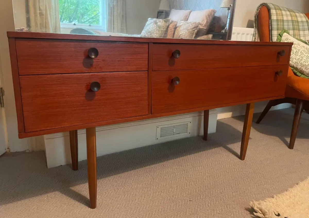 Mid century teak sideboard dresser retro vintage - Image 3