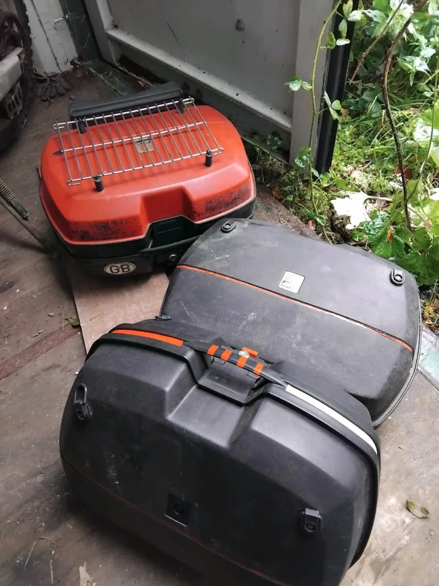 Givi top box and panniers - Image 1