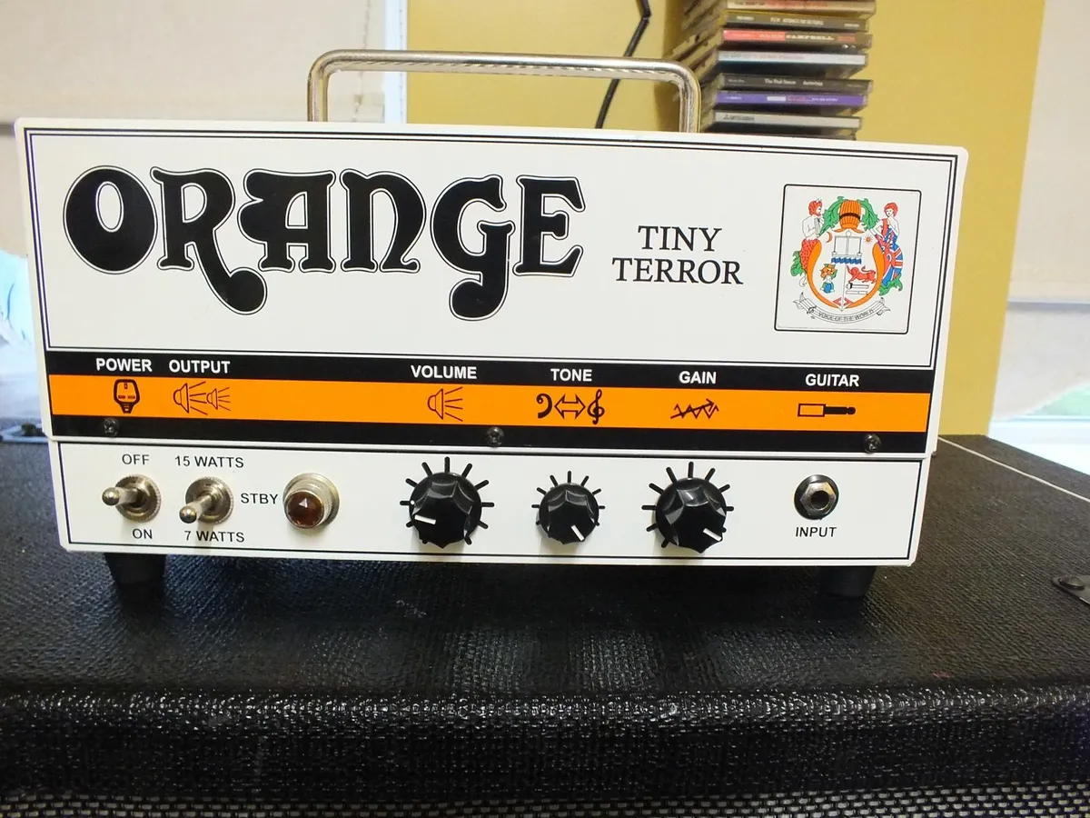 Orange Tiny Terror Hiwatt 4x12 cab - Image 2