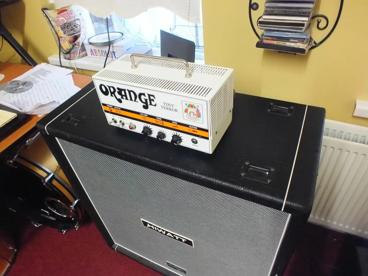 Orange Tiny Terror Hiwatt 4x12 cab - Image 4