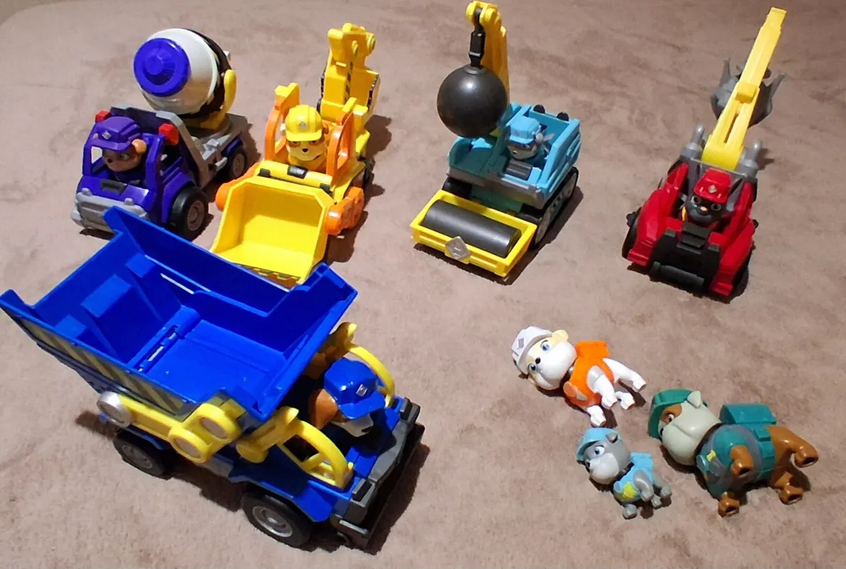 Rubble and crew toys