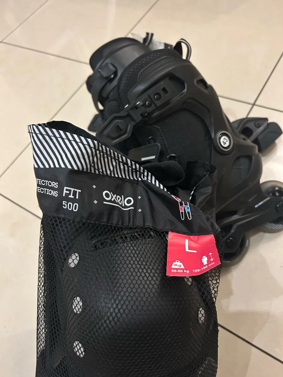 Inline Skates FIT 500 + Protective Gear BRAND NEW - Image 2