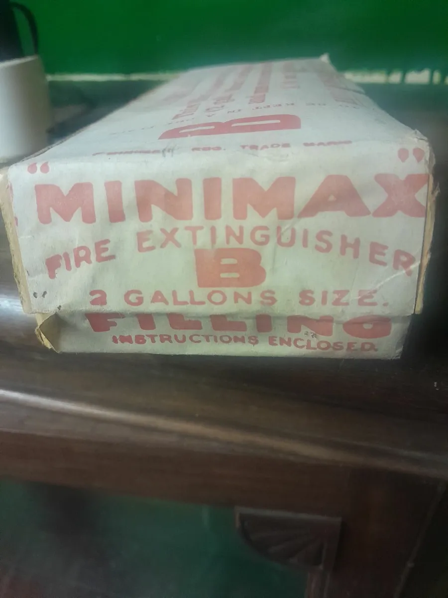 Minimax  fire extinguisher re fill - Image 1