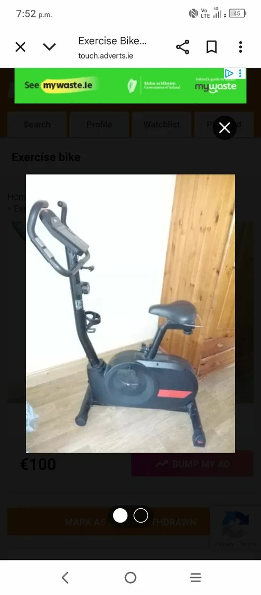 Exercise bike - Image 1