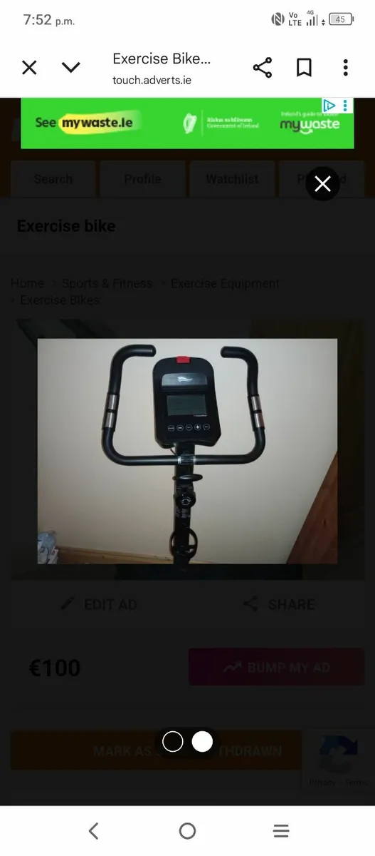 Exercise bike - Image 2