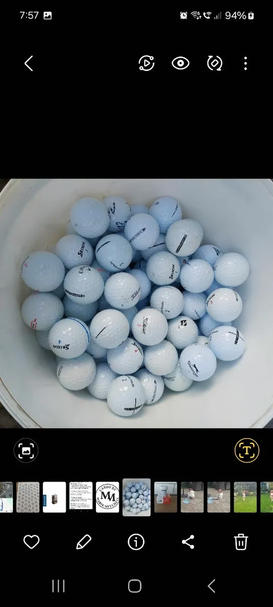 100 mixed golf balls
