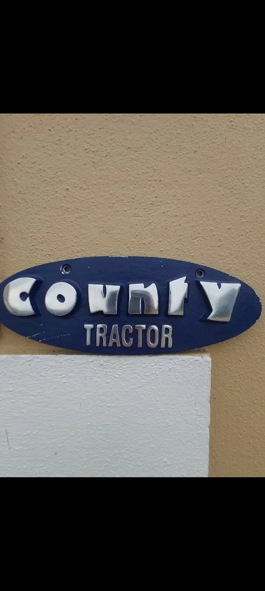 Ford  county aluminium sign