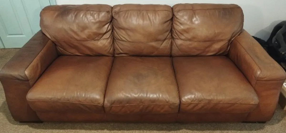 Leather couch