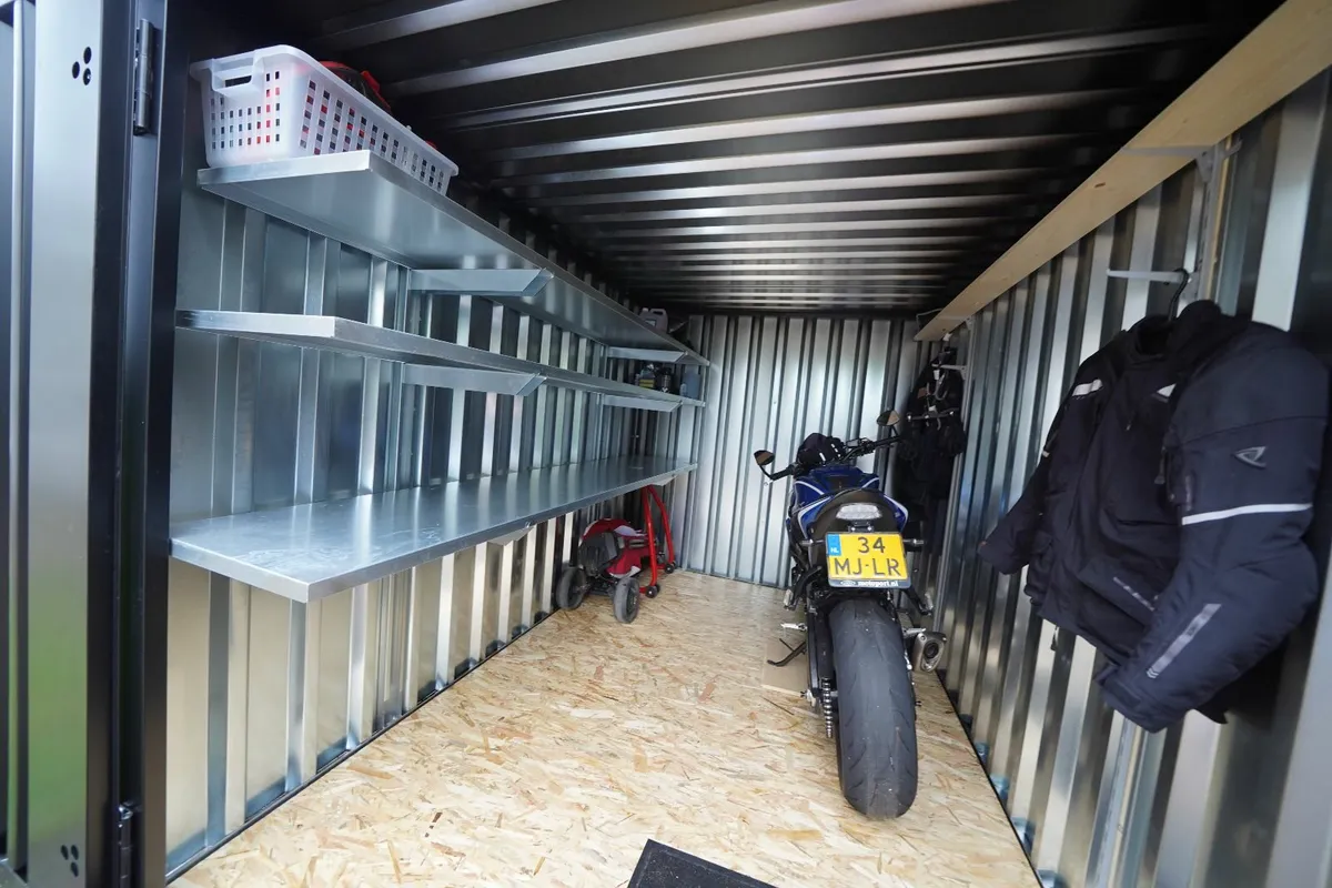 Storage shed 3x2 meters Black 9005 - Image 1