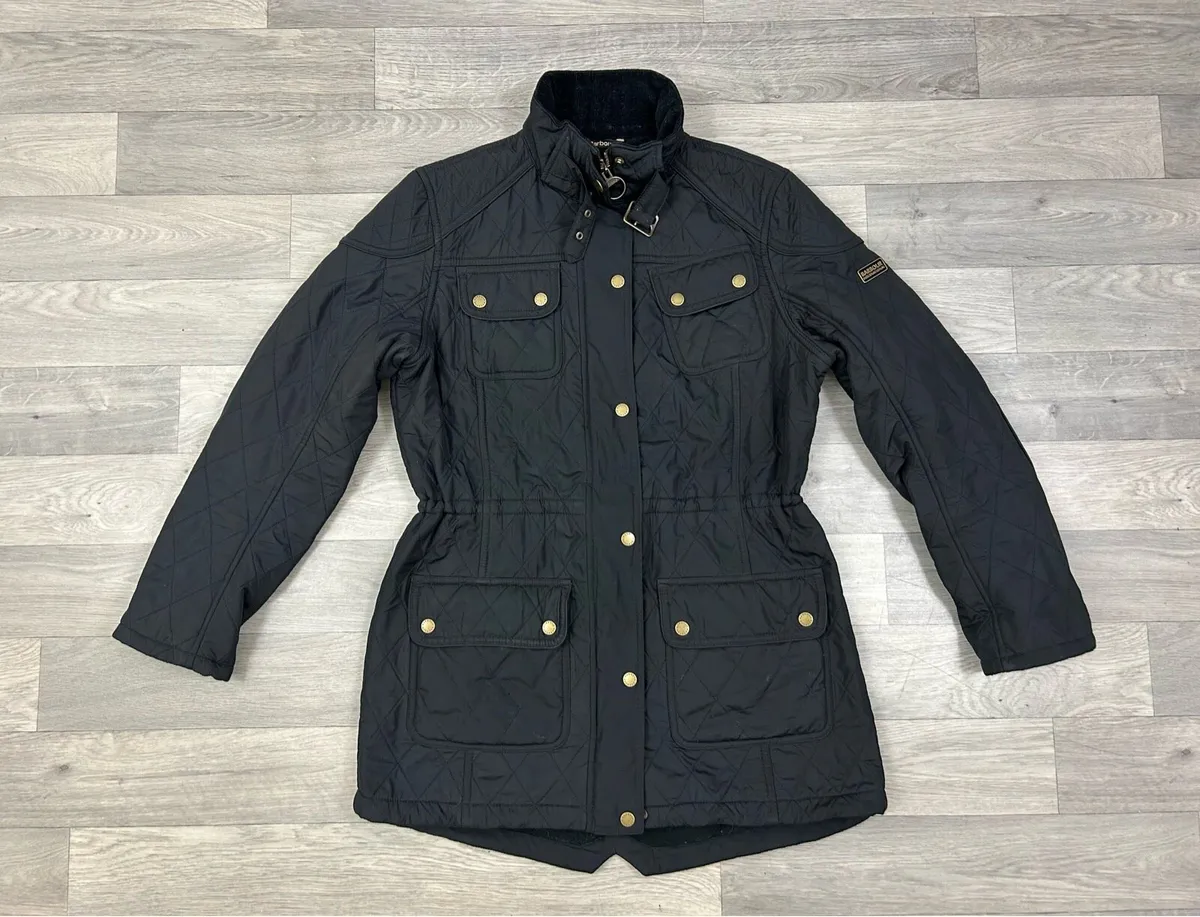Barbour Arrow Parka Quilted Jacket Women's 12 - Image 1