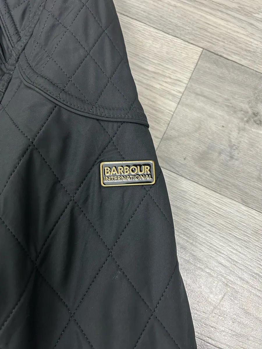 Barbour Arrow Parka Quilted Jacket Women's 12 - Image 3