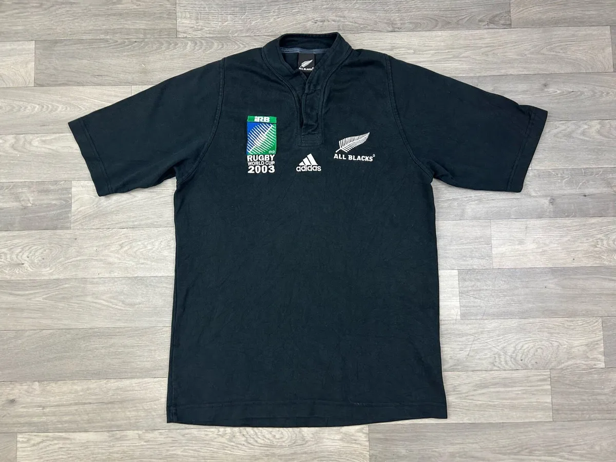 Vintage 2003 Adidas New Zealand All Blacks Jersey - Image 1