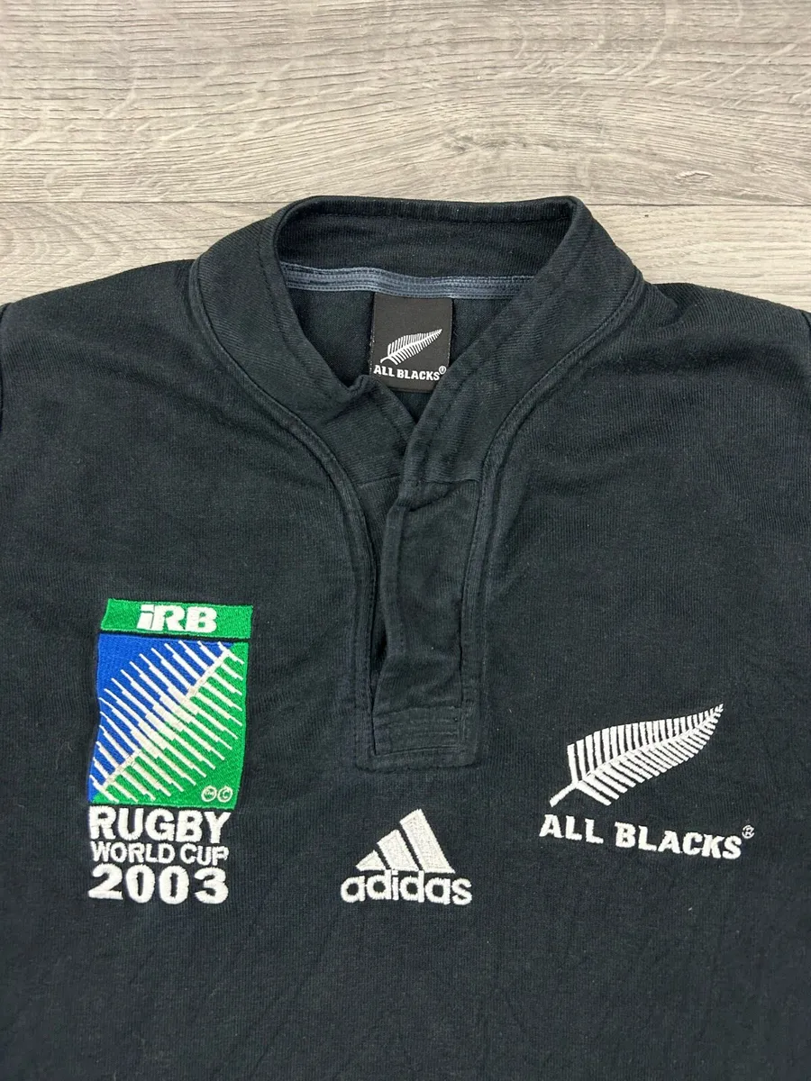 Vintage 2003 Adidas New Zealand All Blacks Jersey - Image 3