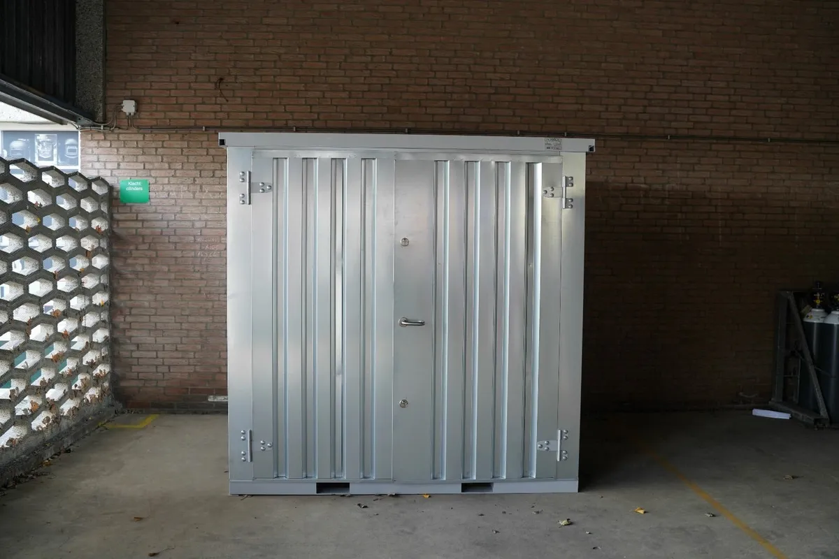 Galvanized container 2x2 meters - Image 3