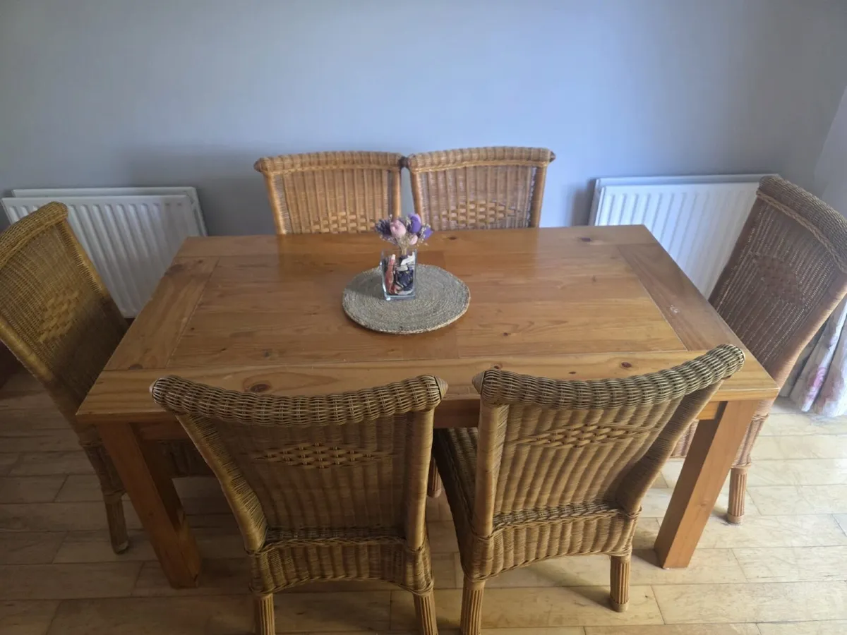 Dining Table & 6 Chairs - Image 1