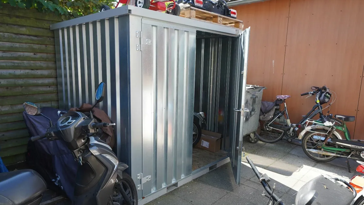 Construction container galvanized 2x2 meters - Image 2