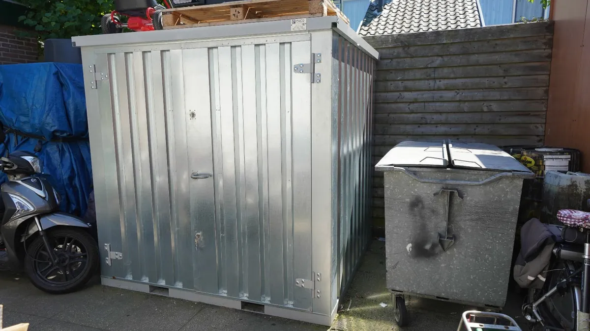 Construction container galvanized 2x2 meters - Image 3
