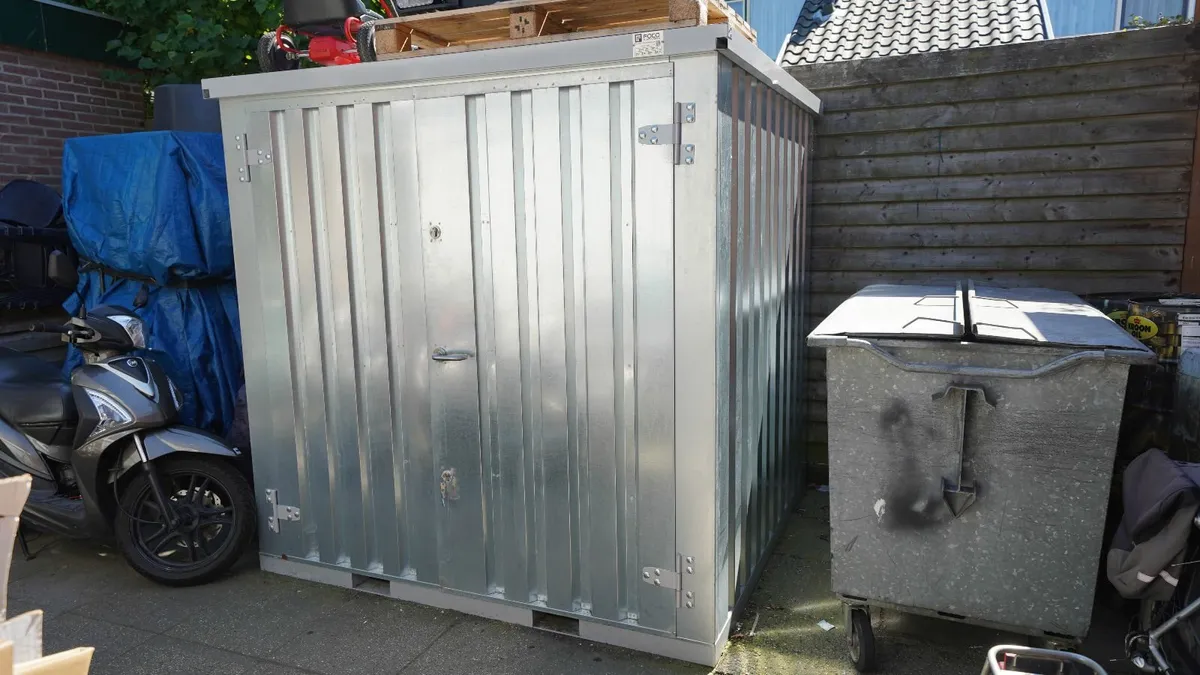 Construction container galvanized 2x2 meters - Image 4