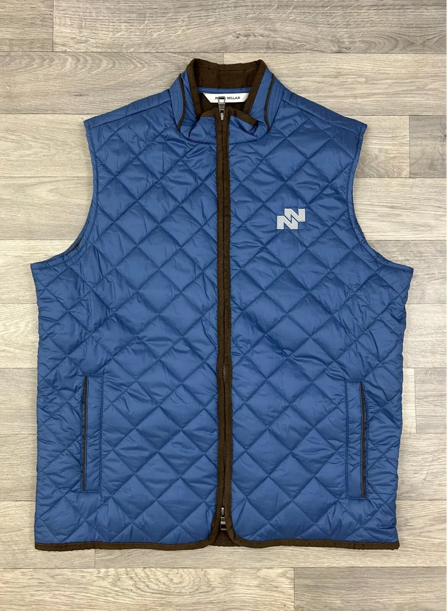 Peter Millar Quilted Golf Gilet Vest Mens Medium - Image 2