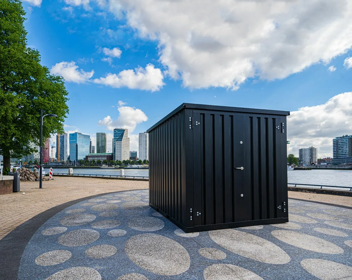 Metal storage container 3x2 meters 9005 - Image 3
