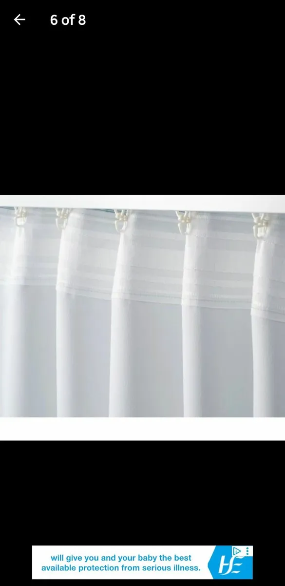 Curtains Room Darkening x2 145x250 Curtains Like N - Image 1