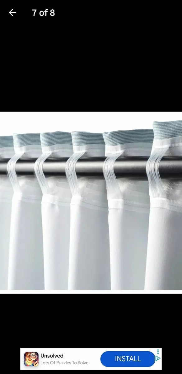 Curtains Room Darkening x2 145x250 Curtains Like N - Image 2
