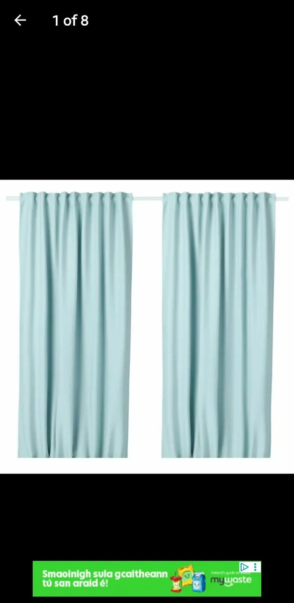Curtains Room Darkening x2 145x250 Curtains Like N - Image 3