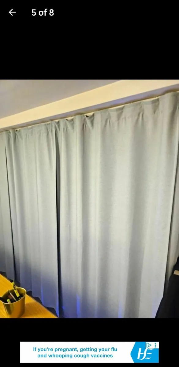 Curtains Room Darkening x2 145x250 Curtains Like N - Image 4